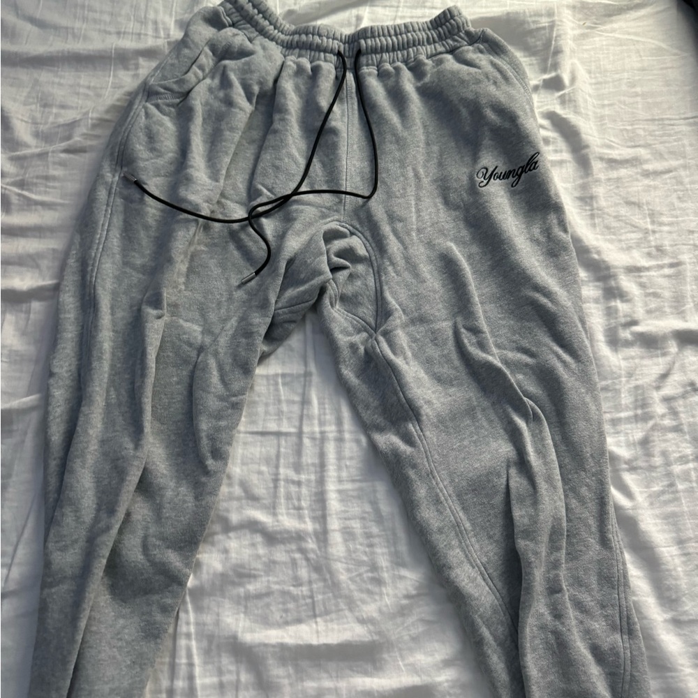 YoungLA 211 FOR HIM JOGGERS Grey Large